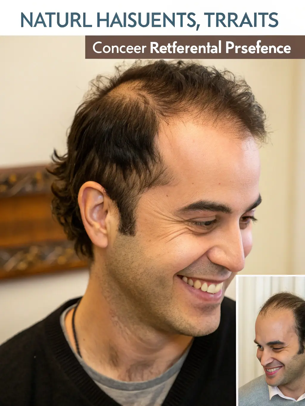 A photo showcasing a successful beard transplant at Hair Art Clinics, highlighting the natural-looking results and the clinic's expertise in facial hair restoration.